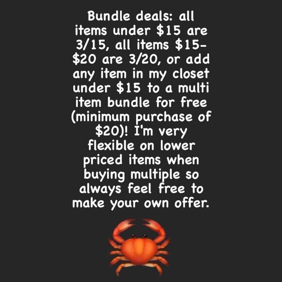 Closet Bundle Deals! 3/15 or 3/20 - Picture 1 of 1